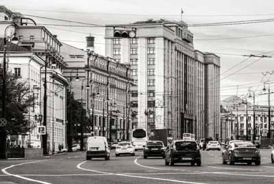 Обои город, Москва, ретро на рабочий стол