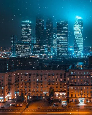 Ночная Москва (62 фото)