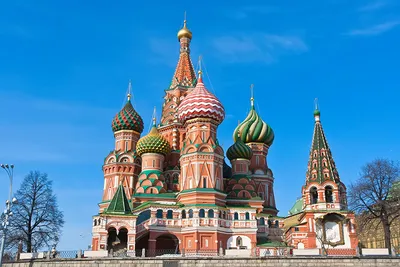 Картинки Москва Россия Собор Василия Блаженного храм Города