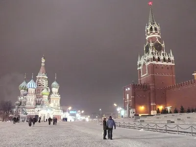 Снег в Москве - обои для рабочего стола, картинки, фото