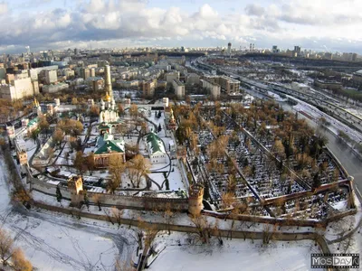 Москва | Фотографии | №800.2 (Вид сверху на Новодевичий монастырь)