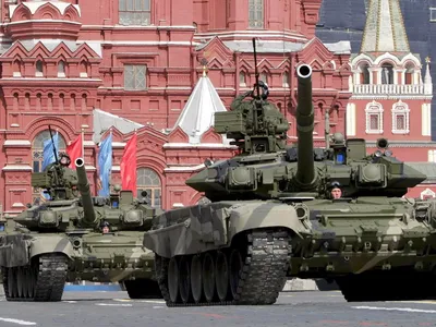 Скачать обои москва, танк, россия, россии, парад разрешение 1152x864 #87624