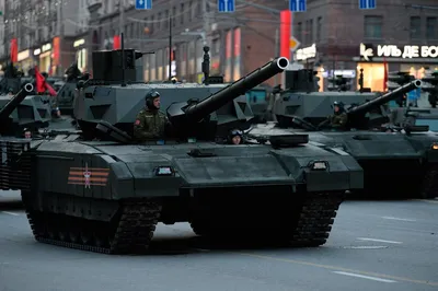 Репетиция парада военные танки техника - обои на рабочий стол