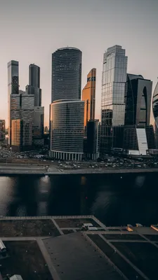 Обои город, городской пейзаж, городской район, небоскреб, Москва для iPhone  6, 6S, 7, 8 бесплатно, заставка 750x1334 - скачать картинки и фото