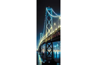 Обои Milan Ночной мост (1х2.7 м; 1 лист) АртПолиграф M 112 - выгодная цена,  отзывы, характеристики, фото - купить в Москве и РФ