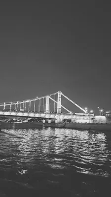 Чб мост в 2023 г | Эстетика, Река, Мост