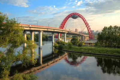 Живописный мост в Москве — подробная информация с фото