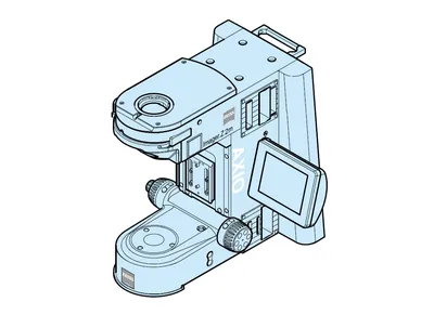 Mikroskopstativ Axio Imager.Z2 mit Z-Trieb mot. und TFT Monitor | Pulch +  Lorenz Mikroskopie