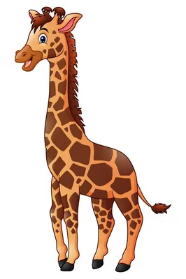 Мультяшного жирафа фото