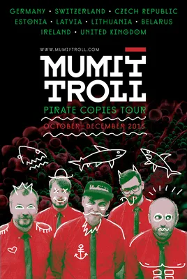 В октябре группа Мумий Тролль отправится в тур по Европе. Мумий Тролль
