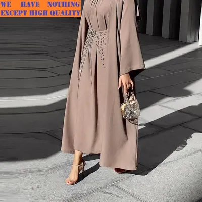 Турецкий Дубай Abaya мусульманские женщины Трикотажные облегающие тонкие  длинные платья мусульманская одежда свитер зимний халат скромные платья |  AliExpress