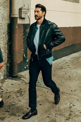 Модные кожаные мужские куртки весна 2021: фасоны, фото | Vogue UA