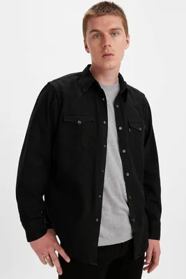 Мужская черная джинсовая рубашка Levi's® 85744;0002 — Ultrashop