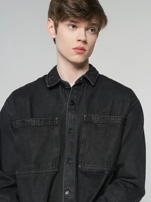 Легкая однотонная мужская рубашка чёрная, Мужские черные рубашки без  воротника летняя турецкая (ID#1619095776), цена: 620 ₴, купить на Prom.ua