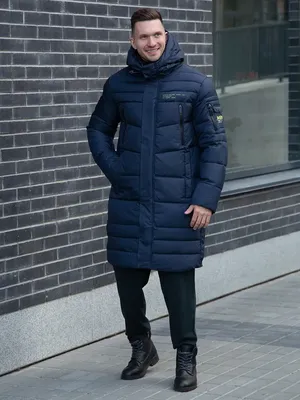 пуховик зимний мужской куртка длинная с капюшоном оверсайз WINTERRA  15627627 купить за 7 994 ₽ в интернет-магазине Wildberries