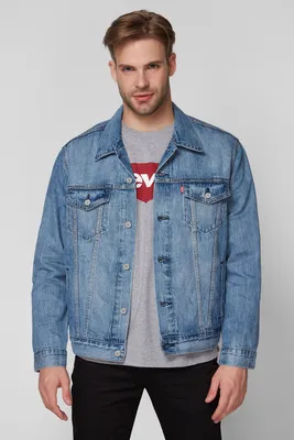 Мужская голубая джинсовая куртка Levi's® 72334;0351 — Ultrashop