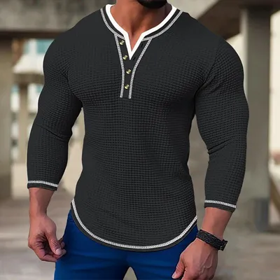 CHRISTMAS Mens Printed T Shirts Crew Neck Cotton Top Long Sleeve T Shirts  XS-2XL | eBay