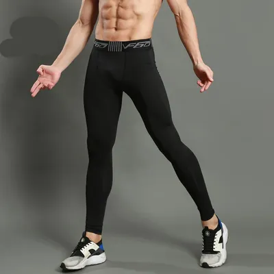 Брюки BETTER BODIES: Мужские леггинсы Essential Tights, Black