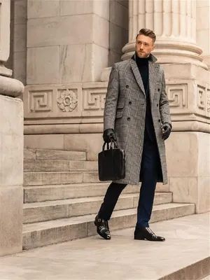 Верблюжьи мужские пальто, зимнее плотное шерстяное официальное двубортное  длинное пальто, Офисная деловая куртка на заказ, мужское пальто Kingcoat |  AliExpress