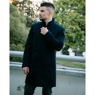 Коричневое мужское пальто super slim. Арт.:1-615-1 – купить в магазине  мужской одежды Smartcasuals