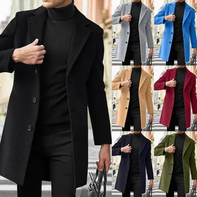 Стильное мужское пальто со скошенным бортом. Арт.: 1-1131-2 – купить в  магазине мужской одежды Smartcasuals
