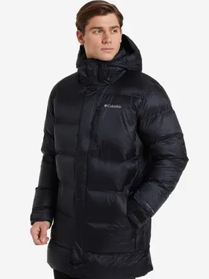 Куртка пуховая мужская Columbia Peak District Mid Down Jacket чёрный цвет —  купить за 20499 руб. со скидкой 50 %, отзывы в интернет-магазине Спортмастер