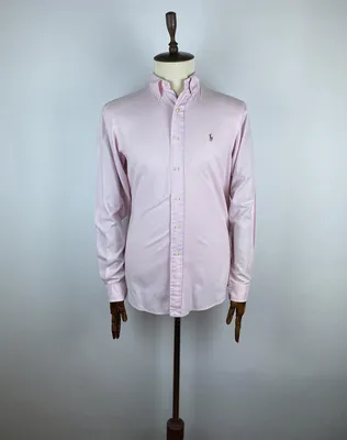 Мужская розовая рубашка polo ralph lauren classic fit pink shirt — цена 550  грн в каталоге Рубашки ✓ Купить мужские вещи по доступной цене на Шафе |  Украина #121843222