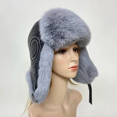 Купить Мужские шапки-бомберы из 100% натурального кроличьего меха, зимние  русские мужские теплые шапки из натуральной овчины, мужские шапки из  натурального меха кролика | Joom