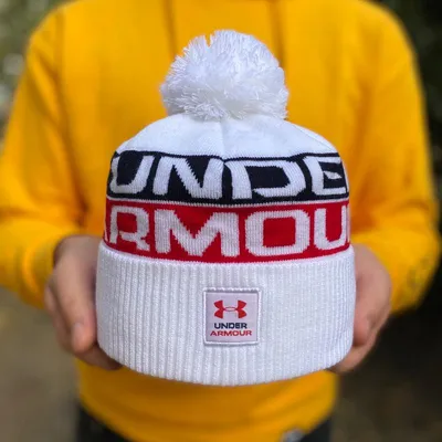 🧢❄ мужская зимняя шапка с помпоном under armour ❄🧢 — цена 290 грн в  каталоге Шапки ✓ Купить мужские вещи по доступной цене на Шафе | Украина  #50446402