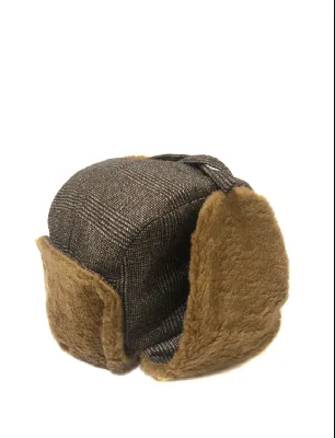 Купить мужская шапка чуйо геометрико гном цвет черный в Peru.ru