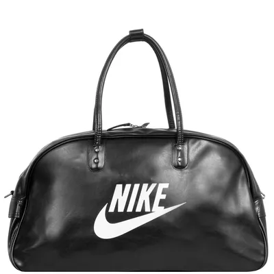 Кожаная спортивная сумка Nike мужская женская фитнес на тренировку  спортивные дорожные сумки Найк цвет черный (ID#1097493290), цена: 519 ₴,  купить на Prom.ua