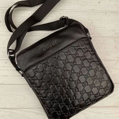 Стильная мужская сумка Gucci из натуральной кожи S-52 купить в интернет  магазине Fashion-ua в Украине