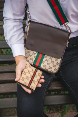 Мужская сумка через плечо Gucci недорого | LUCKYSTYLE