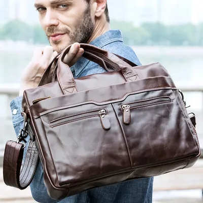 Купить CONTACT'S мужские сумки-клатчи из натуральной кожи кошельки-клатчи  дизайн с замком для телефона карман мужские сумки сумки для 8,3-дюймового  планшета | Joom