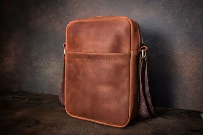 Мужская сумка-портфель \"SEHGAL\", 25х35см (коричневая) (id 30363848), купить  в Казахстане, цена на Satu.kz