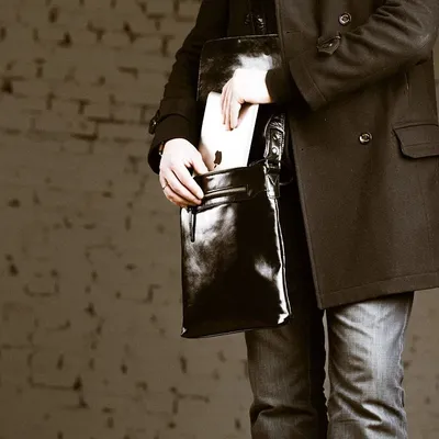 Кожаная сумка мужская Burberry Купить на lux-bags