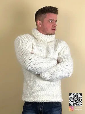 Мужские свитера с горлом фото