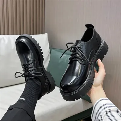 Men Platform High Heel Shoes Height Increase Casual Men Brogue Patent  Leather Shoe Man Oxford Dress Shoes Elevator Formal - Men's Dress Shoes -  AliExpress