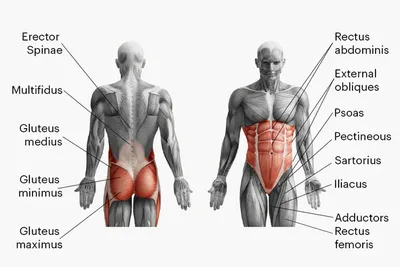 Где находятся мышцы кора и какова их роль | СпортЛайф | Дзен