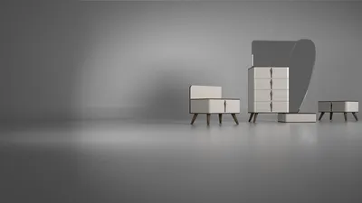 Мебель на белом фоне - 71 фото