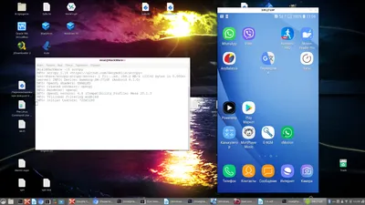 Как вывести экран телефона на компьютер и управлять телефоном с компьютера  на Linux - zaLinux.ru