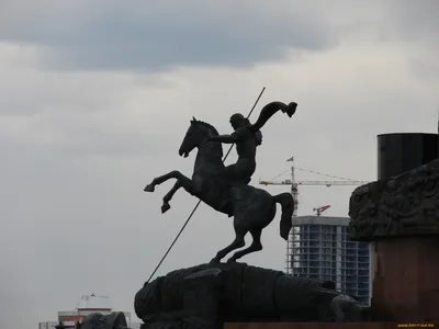 Обои Памятник Георгию Победоносцу Города Москва (Россия), обои для рабочего  стола, фотографии памятник, георгию, победоносцу, города, москва, россия  Обои для рабочего стола, скачать обои картинки заставки на рабочий стол.