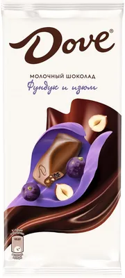Молочный шоколад Dove с фундуком и изюмом 90 г - отзывы покупателей на  маркетплейсе Мегамаркет | Артикул: 100023331744