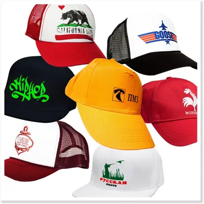 Печать на кепках и бейсболках в Раменском, нанесение логотипа на кепки,  снепбеки.