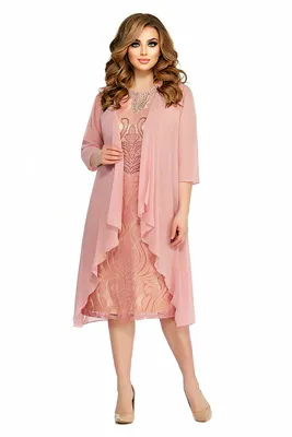 Вечернее платье для мамы невесты в нежном пудровом цвете! - Интернет  магазин женской одежды LaTaDa