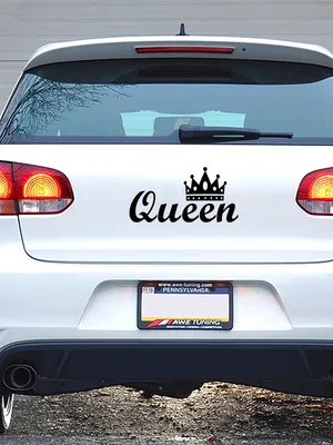 Смешные виниловые автомобильные наклейки CK21352 # Queen, водонепроницаемые  автомобильные наклейки, наклейки на автомобиль, бампер, заднее стекло  грузовика | AliExpress