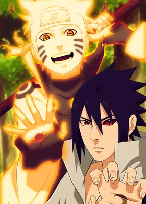 Фотокартина GeekLand Naruto Наруто саскэ утиха 40x60 NU 09.010 – фото |  ROZETKA