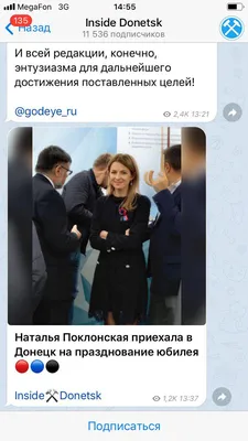 Наталья Поклонская приехала в Донецк на первый юбилей ДНР - фото