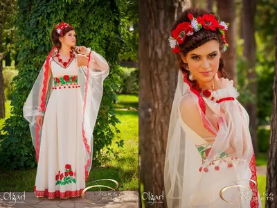 Грузинский свадебный наряд - 70 фото