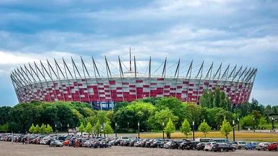 Национальный стадион в Варшава, Польше Редакционное Изображение -  изображение насчитывающей чашка, отверстие: 26573740